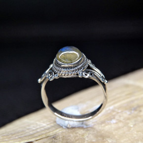 Silberring mit Labradorit