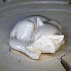 schlafender Fuchs aus Mammut