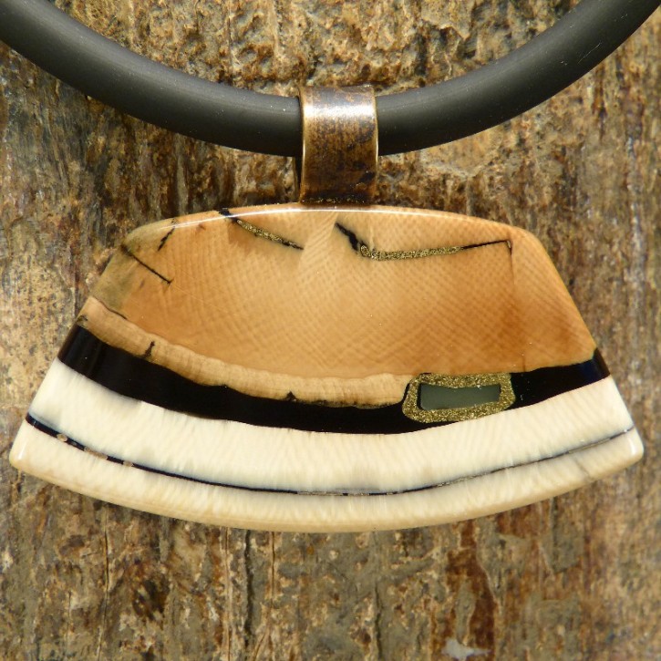 Queranhänger mit Jade