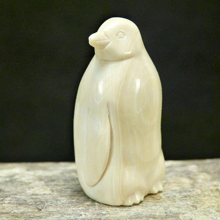 Pinguin aus Mammut-Elfenbein