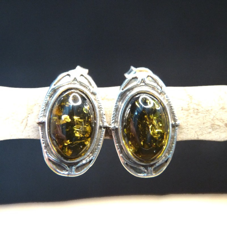 Bernsteinstecker Silber 925/-