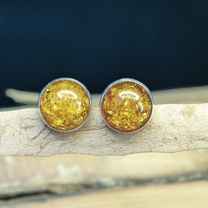 Bernsteinstecker Silber 925/-