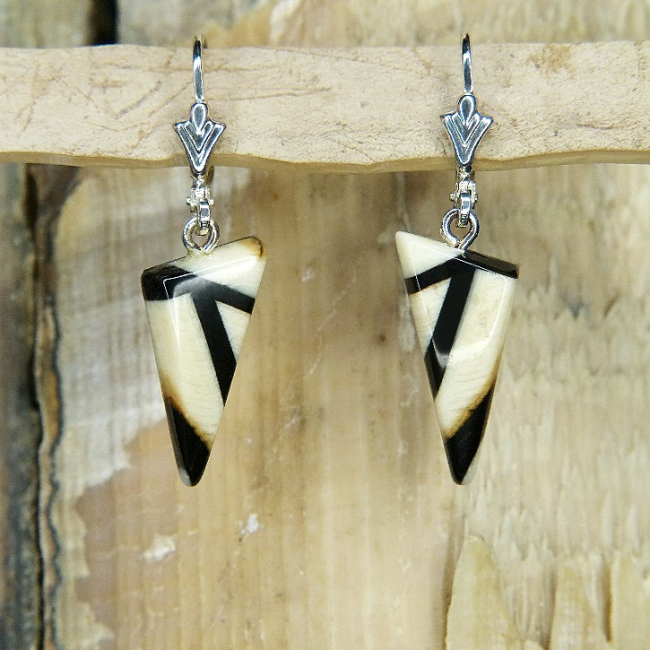 kleine Dreieckohrhänger aus Mammut