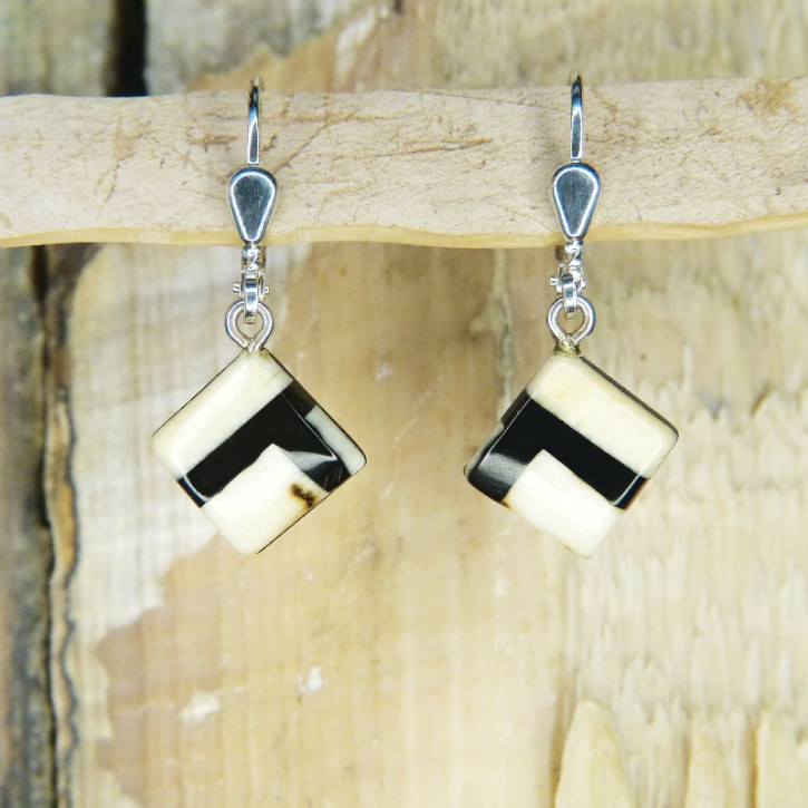 kleine Mammut-Ohrhänger quadratisch