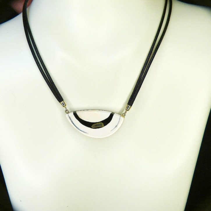 kleines Mammut-Collier mit Jade