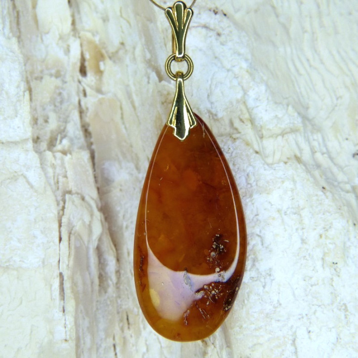 Bernstein-Anhänger Tropfenform
