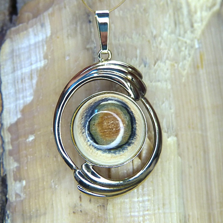 Goldanhänger 333/- mit toller Rindenfärbung