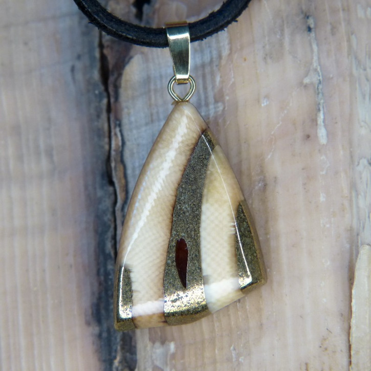 Mammut-Anhänger fein gemasert