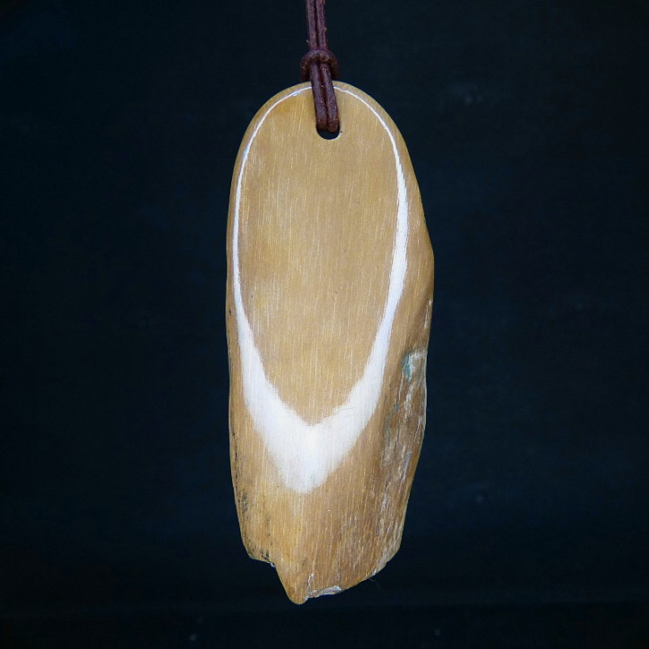 brauner Mammut-Anhänger mit Bruchkante