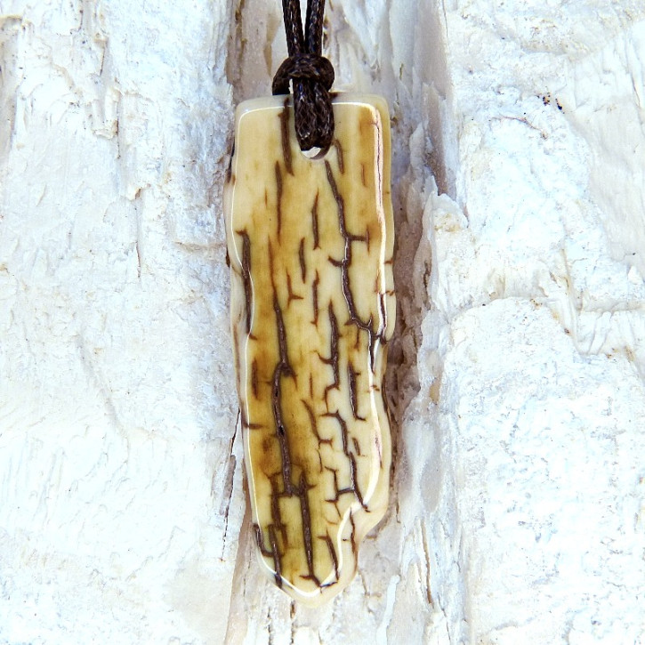 Rindenanhänger mit schöner Färbung