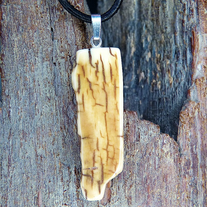Rindenanhänger schön gefärbt