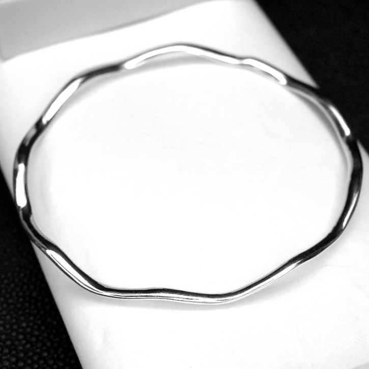 Armreif gewellt Silber 925/-