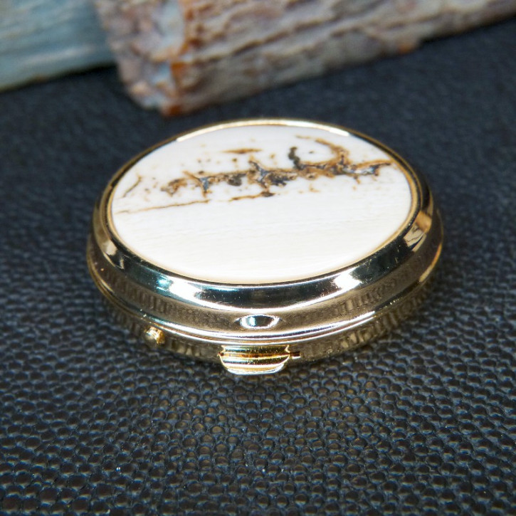 kleine Pillendose mit Mammut