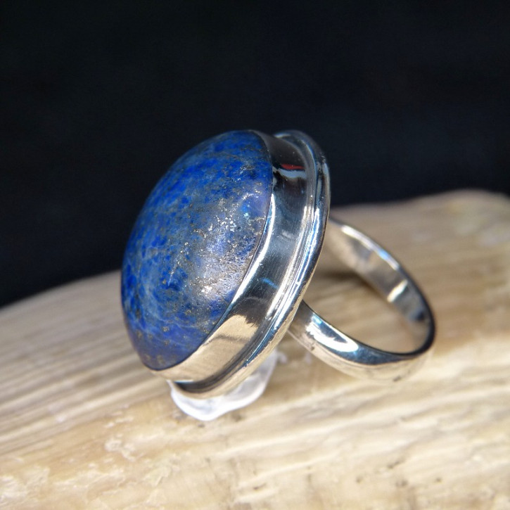 Silberring mit Lapislazuli W18,5