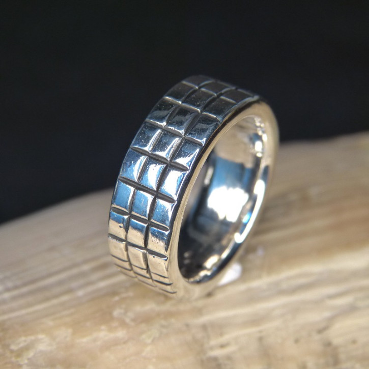 Silberring Marke D'oz Homme