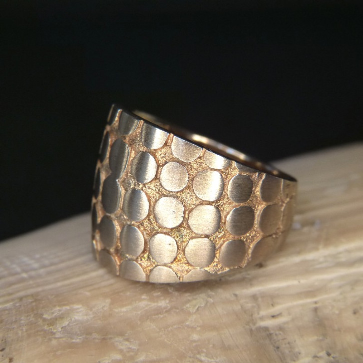 Silberring vergoldet W19,1