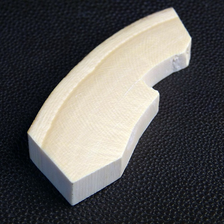 Mammut-Querschnitt mit Rinde ca. 65 x 25 x 11 - 7mm