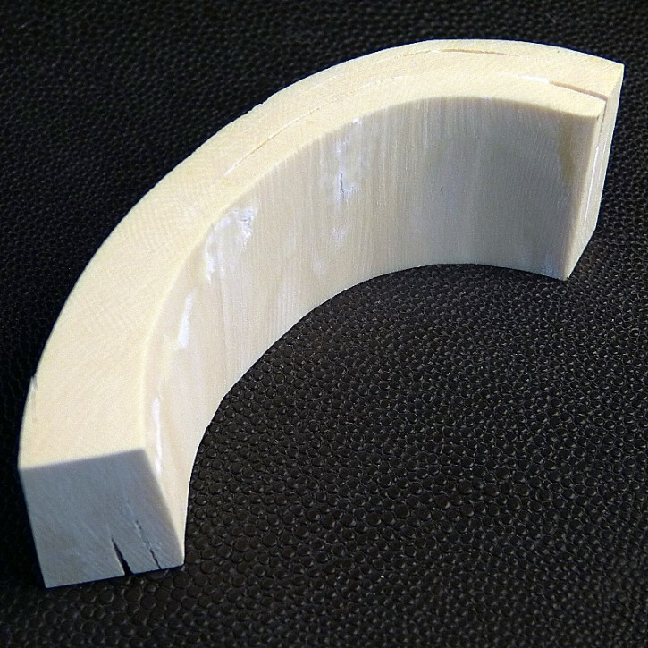 Mammut-Bogensegment ca.90 x 30 x16-9mm