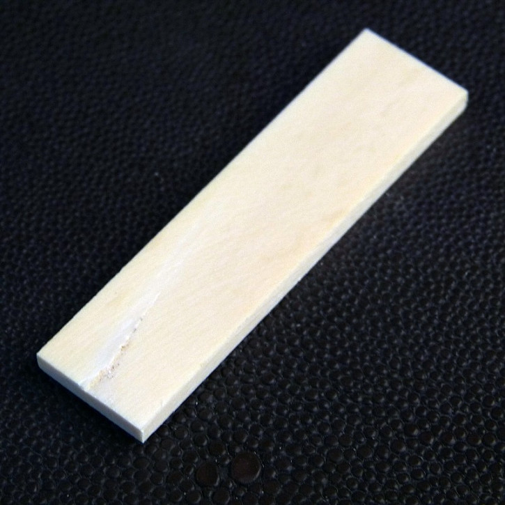 Mammut-Platte mit Riss ca. 65 x 16,8 x 3,8mm