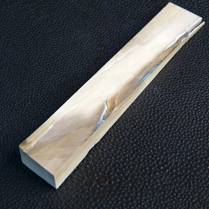 Mammut-Keil mit Färbungen ca. 90 x 16 x 11 - 2,3mm