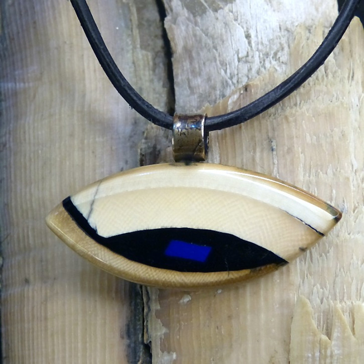 Quer-Anhänger mit Lapislazuli