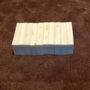 10 Stück Kasein Zuschnitte 27x12,5x4,5mm