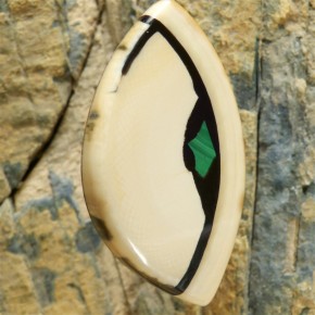 Mammut-Anhänger mit antiker Bronzeöse