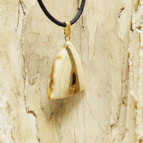 Mammut-Anhänger mit Bernstein