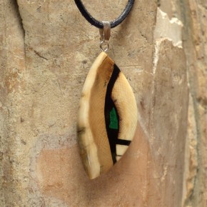 Mammut-Anhänger mit Malachit