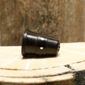 Fingerhut Ebenholz/Messing poliert