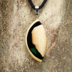 Mammut-Anhänger mit Malachit