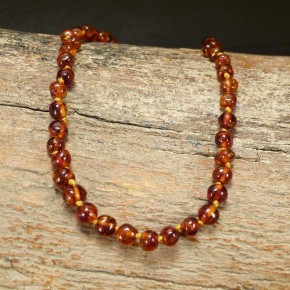 Baby-Bernsteinkette dunkel