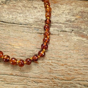 Baby-Bernsteinkette dunkel