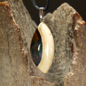 Mammut-Anhänger mit Malachit