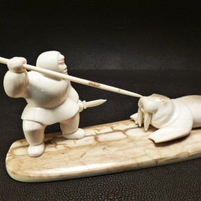 Inuit auf der Walrossjagd