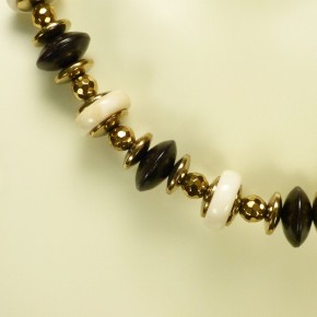 Collier Mammut/Ebenholz/Hämatit