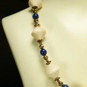 eldes Collier aus Mammut mit Lapislazuli