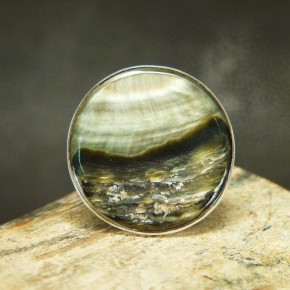 Silberring 925/- mit Perlmutteinlage