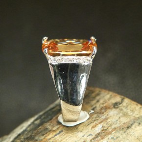 Silberring mit Zirkonia W 18,3