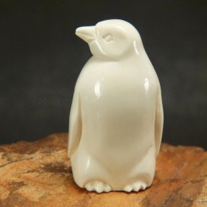 Pinguin aus Mammut-Elfenbein