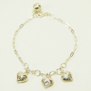 Silberarmband mit Glöckchen