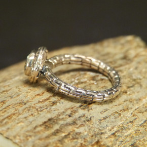 Silberring mit Peridot W17,2