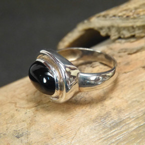 Silberring mit Onix W 19,1