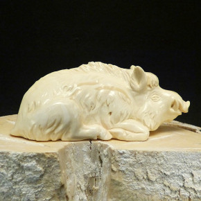 liegendes Wildschwein groß