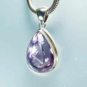 großer Anhänger 925/- mit Amethyst
