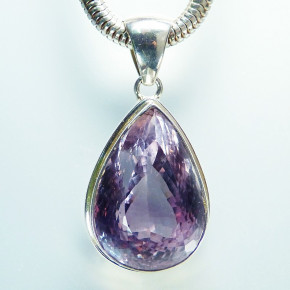 großer Anhänger 925/- mit Amethyst