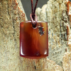 Navette-Anhänger Sumatra-Bernstein