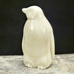 Pinguin aus Mammut-Elfenbein