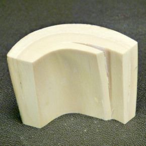 Mammut-Bogenstück ca. 56x70x13-20mm