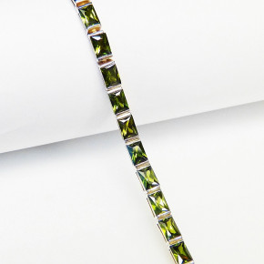 Silberarmband mit Zirkonia